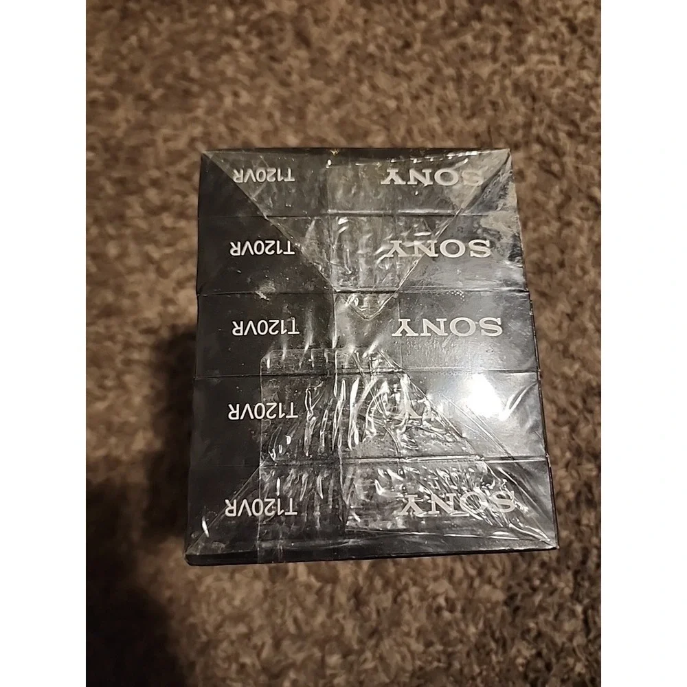 Sony VHS T-120VL/WA Standard Grade VHS Blank Tapes -‎ 5 pack